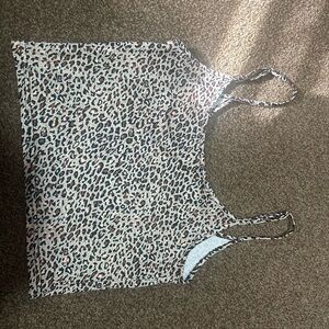 Leopard print tank top
